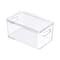Small Clear Stacking Plastic Bin with Lid by Simply Tidy®